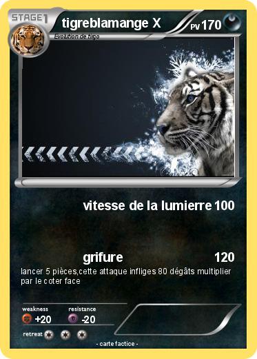 Pokemon tigreblamange X