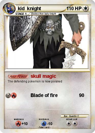 Pokemon kid  knight