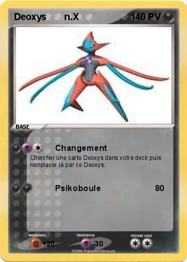 Pokemon Deoxys       n.X