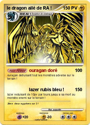 Pokemon le dragon ailé de RA !