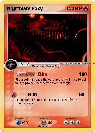 Pokemon Nightmare Foxy