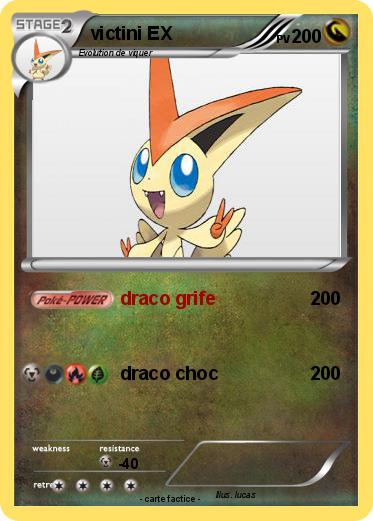 Pokemon victini EX