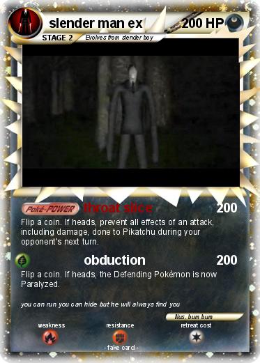 Pokemon slender man ex