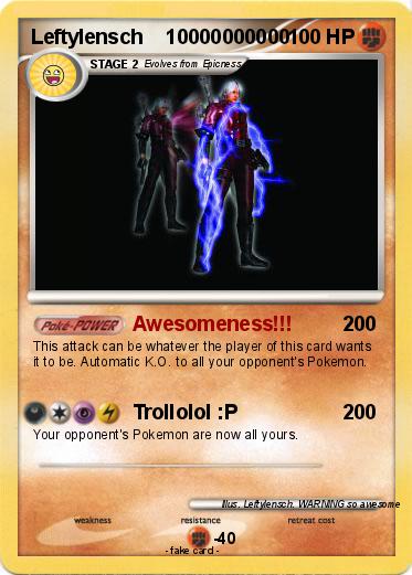 Pokemon Leftylensch    10000000000