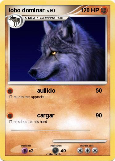 Pokemon lobo dominar