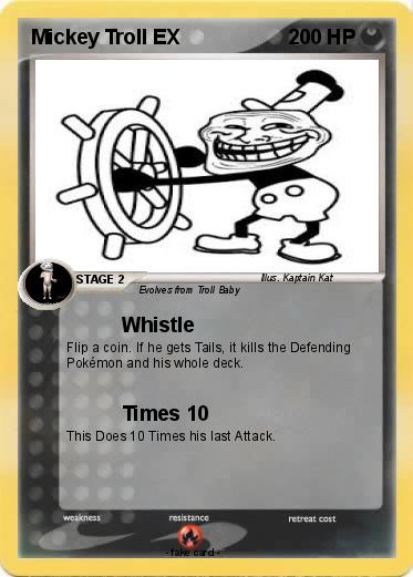 Pokemon Mickey Troll EX
