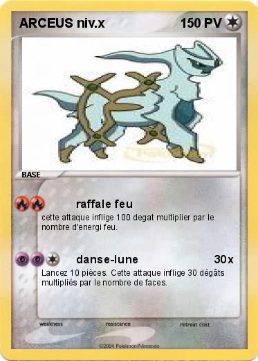 Pokemon ARCEUS niv.x