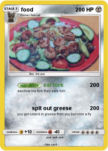 Pokemon food