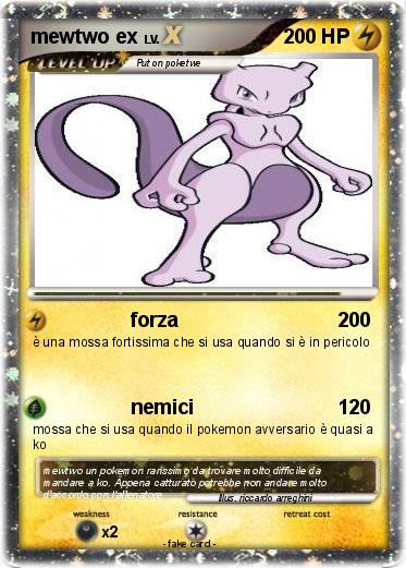 Pokemon mewtwo ex