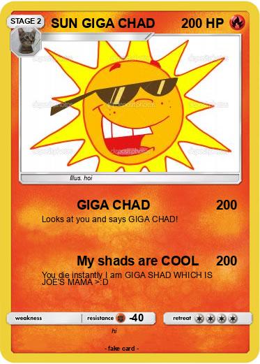 Pokemon SUN GIGA CHAD