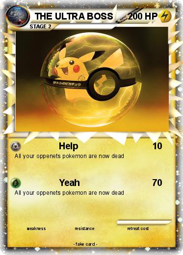 Pokemon THE ULTRA BOSS