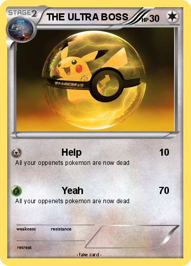 Pokemon THE ULTRA BOSS