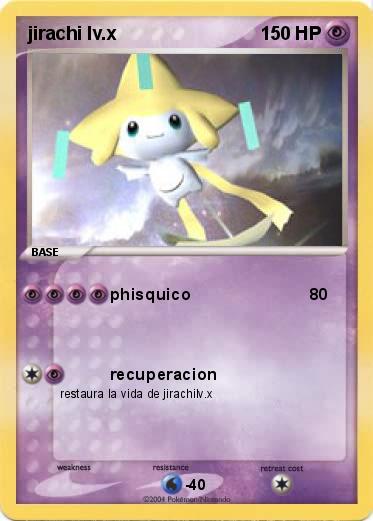 Pokemon jirachi lv.x                                            