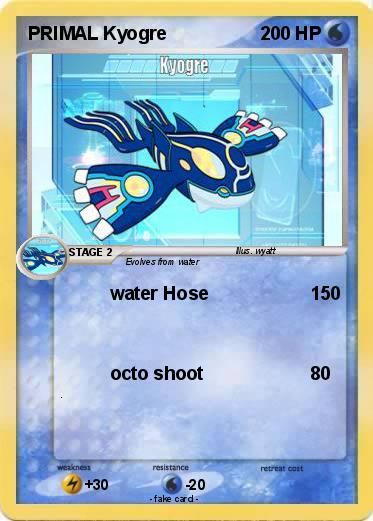 Pokemon PRIMAL Kyogre