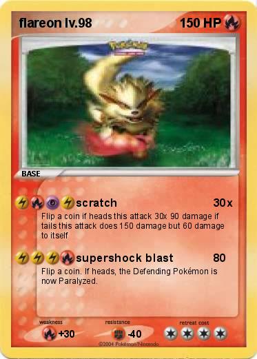 Pokemon flareon lv.98
