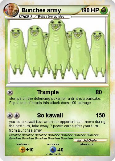 Pokemon Bunchee army