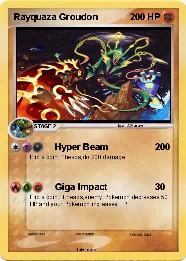 Pokemon Rayquaza Groudon