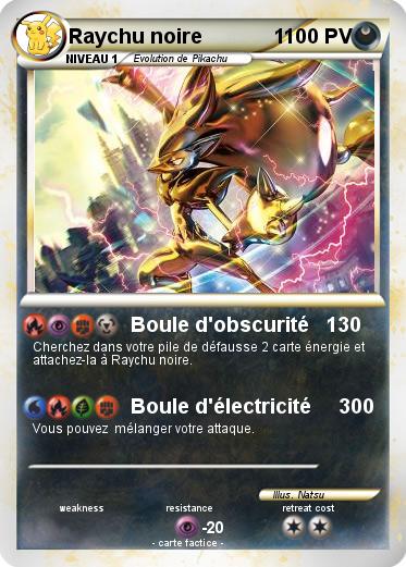 Pokemon Raychu noire             1