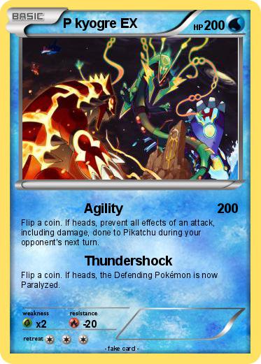 Pokemon P kyogre EX