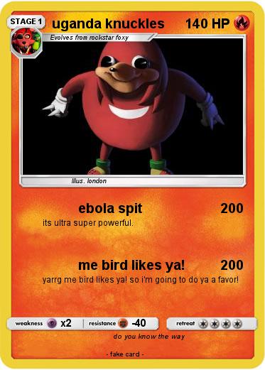 Pokemon uganda knuckles
