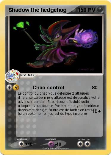Pokemon Shadow the hedgehog
