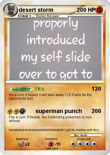 Pokemon desert storm
