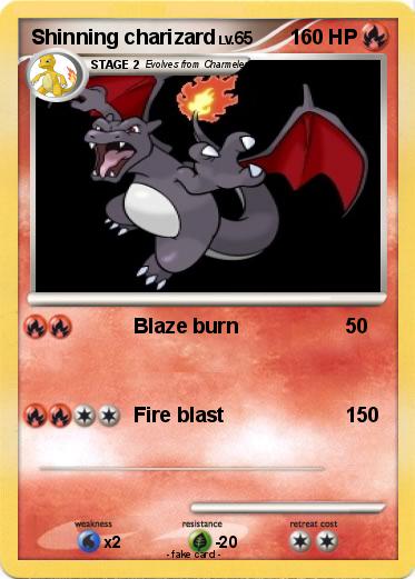 Pokemon Shinning charizard