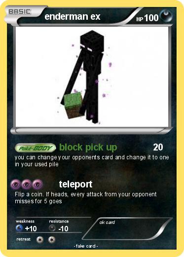 Pokemon enderman ex