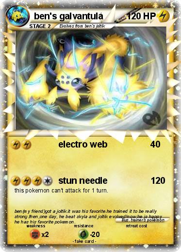 Pokemon ben's galvantula