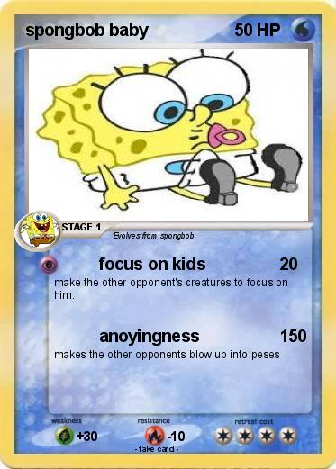 Pokemon spongbob baby