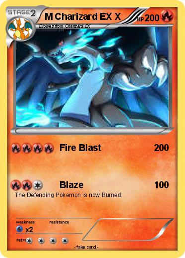 Pokemon M Charizard EX X