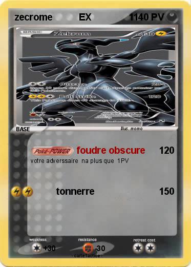 Pokemon zecrome          EX              1