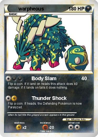 Pokemon warpheous
