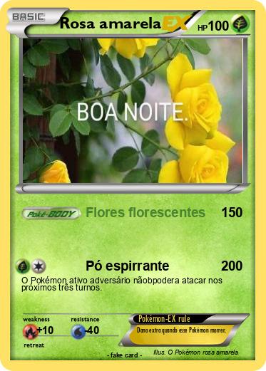 Pokemon Rosa amarela