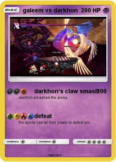 Pokemon galeem vs darkhon