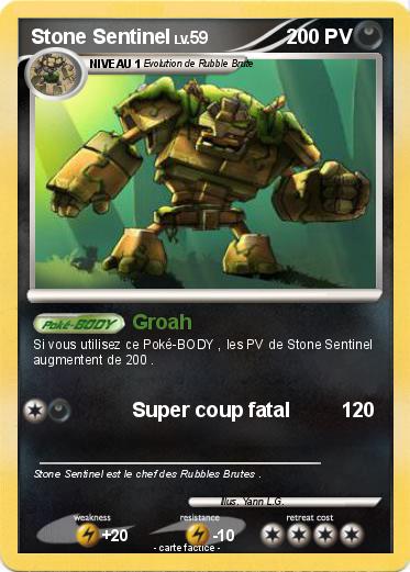 Pokemon Stone Sentinel