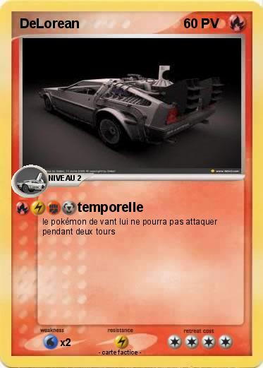 Pokemon DeLorean
