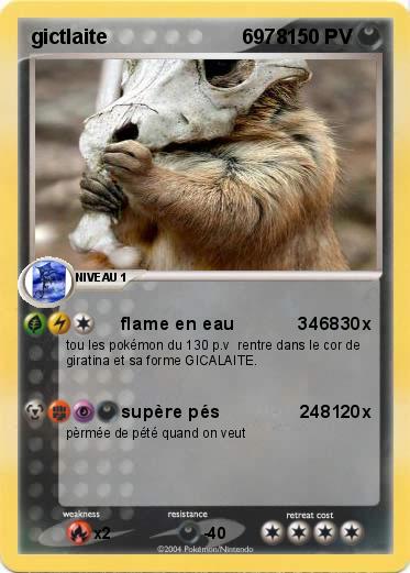 Pokemon gictlaite                        6978