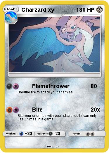 Pokemon Charzard xy