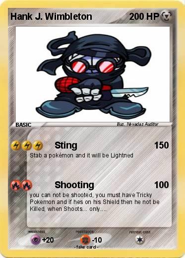 Pokemon Hank J. Wimbleton