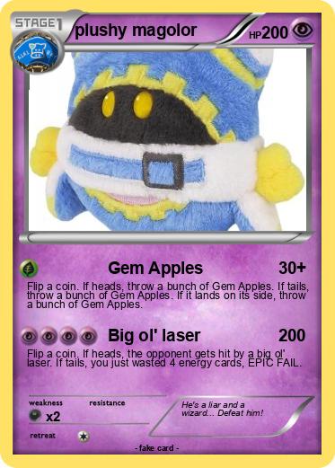 Pokemon plushy magolor