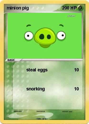 Pokemon minion pig