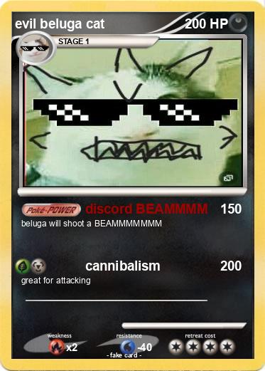 Pokemon evil beluga cat