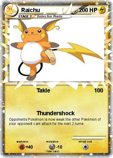 Pokemon Raichu