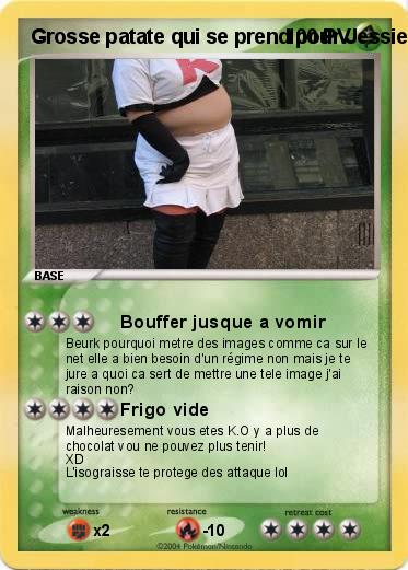 Pokemon Grosse patate qui se prend pour Jessie de la team rocket!
