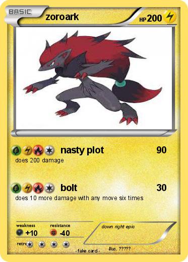 Pokemon zoroark
