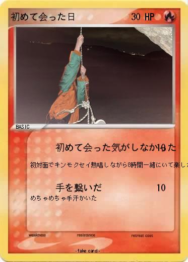 Pokemon 初めて会った日