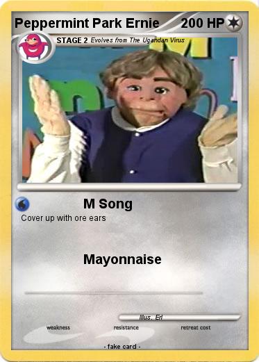Pokemon Peppermint Park Ernie