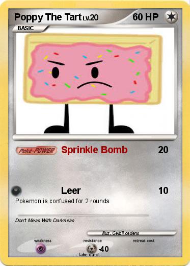 Pokemon Poppy The Tart