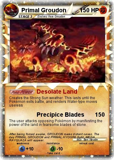 Pokemon Primal Groudon